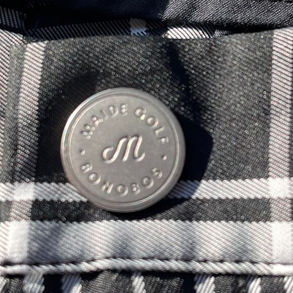 Bonobos Maide Golf Pants Mens 36x35 Plaid Black White Performance Tech Spring - Picture 4 of 10